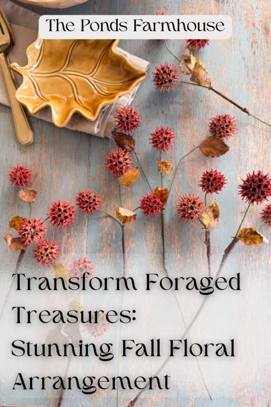 Transform Forged Treasures Into Stunning Fall Floral Arrangement
