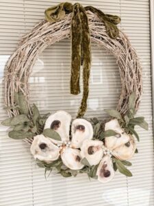 Toodle Lou Designs Christmas Oyster Wreath