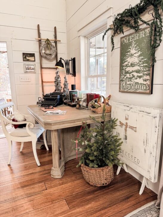A Magical Farmhouse Christmas Tour: Stunning DIY Holiday Decor
