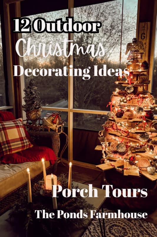 12 Christmas Outdoor Decorating Ideas Porch tours