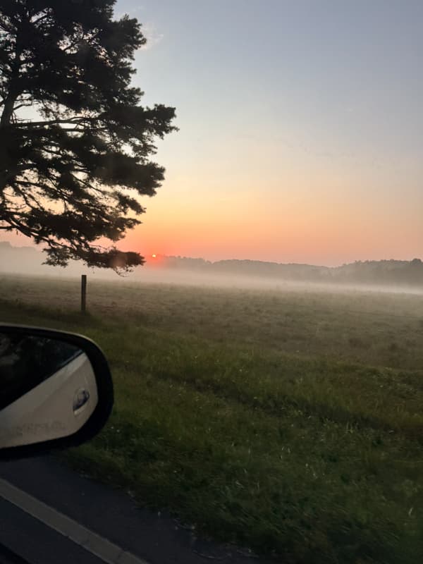 Early morning sunrise