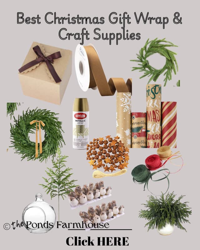 Favorite Christmas Gift Wrap & Craft supplies