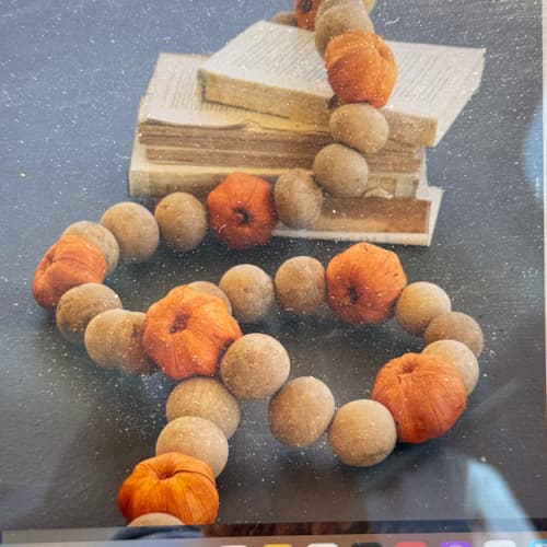 Pottery Barn Version of Pumpin & Bead Garland