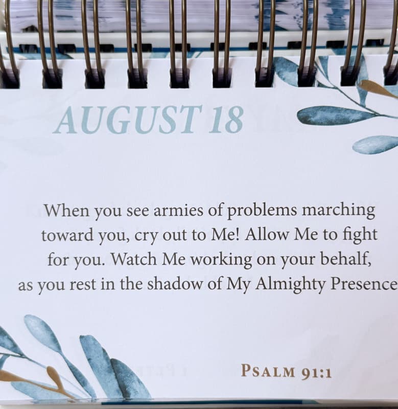 August 18th scripture - Psalm 91:1