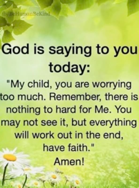 God Is saying to you today.