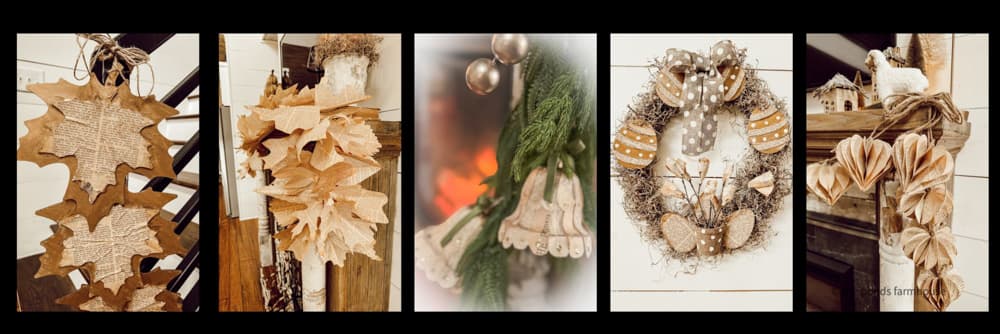 old book page crafts