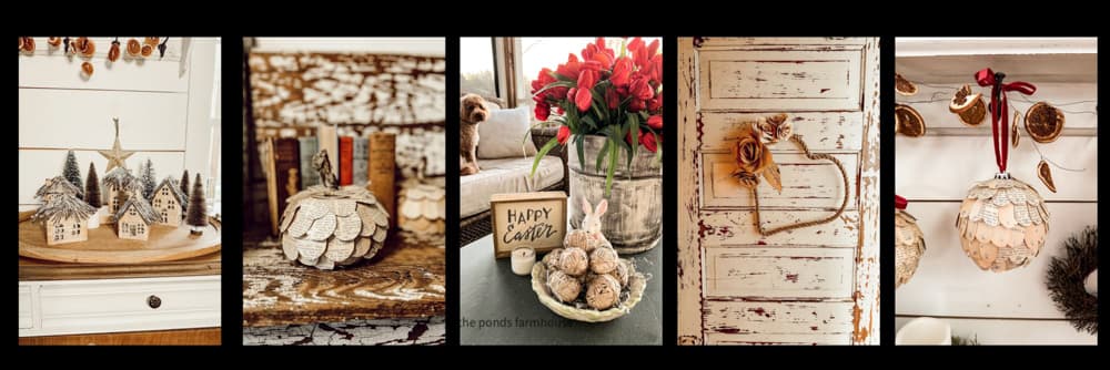 old book page craft ideas