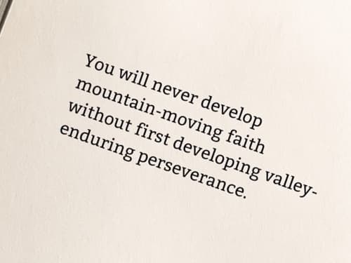 Mountain Moving Faith