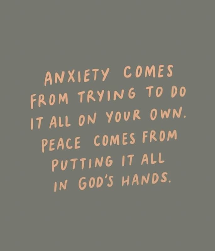 Peace in God's Hands