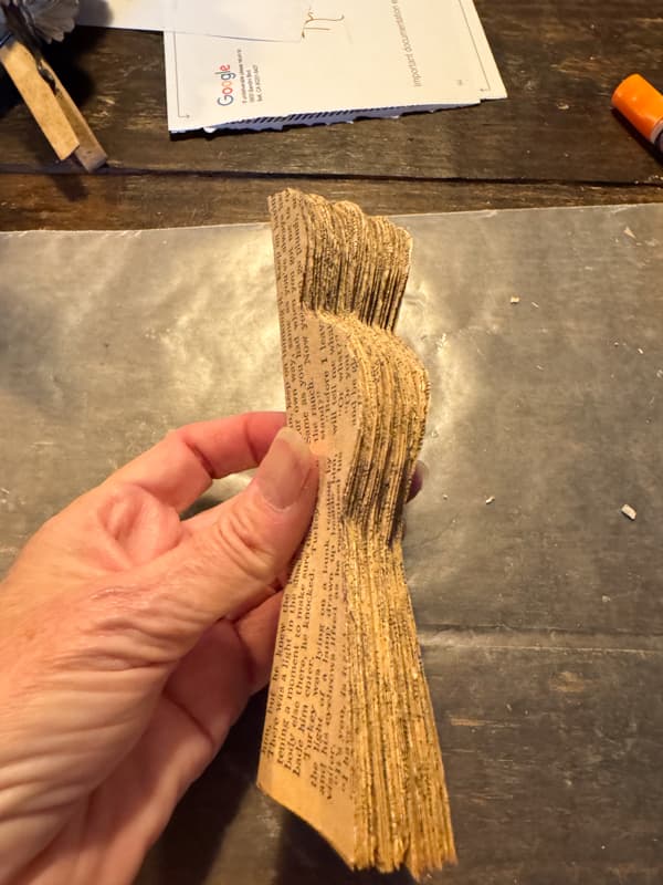 Stack of paper angles