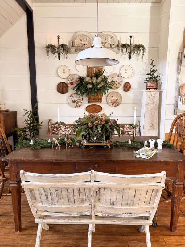 Christm 2025 Tour Dining table and gallery wall