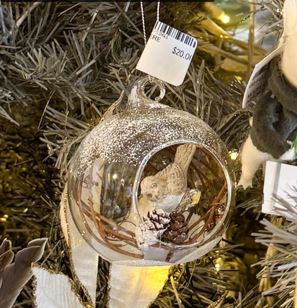 Boutique Snow Globe Christmas Ornament Inspiration