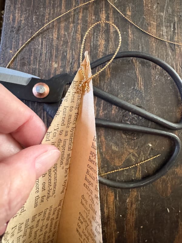 add hanger to stars with hot glue