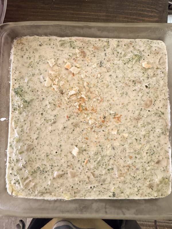 broccoli Casserole in baking dish
