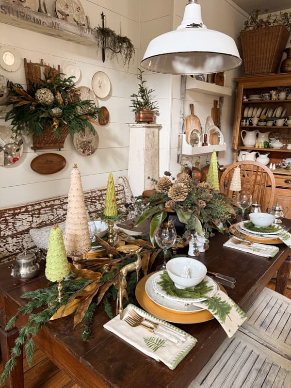 Christmas table Setting ideas