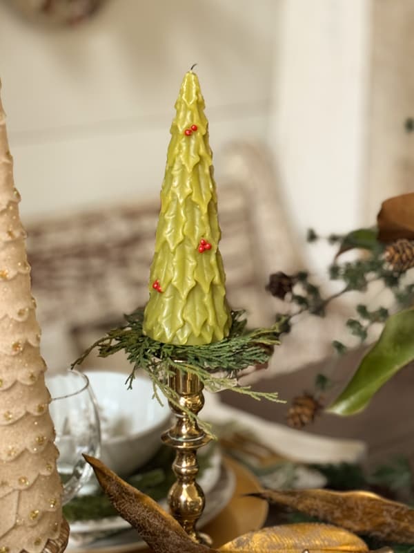 Christmas tree candle