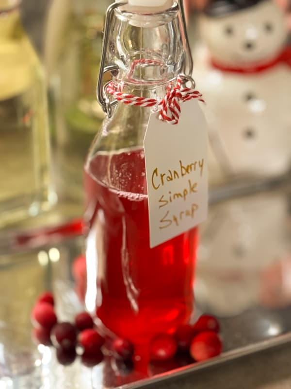 Cranberry Simple Syrup