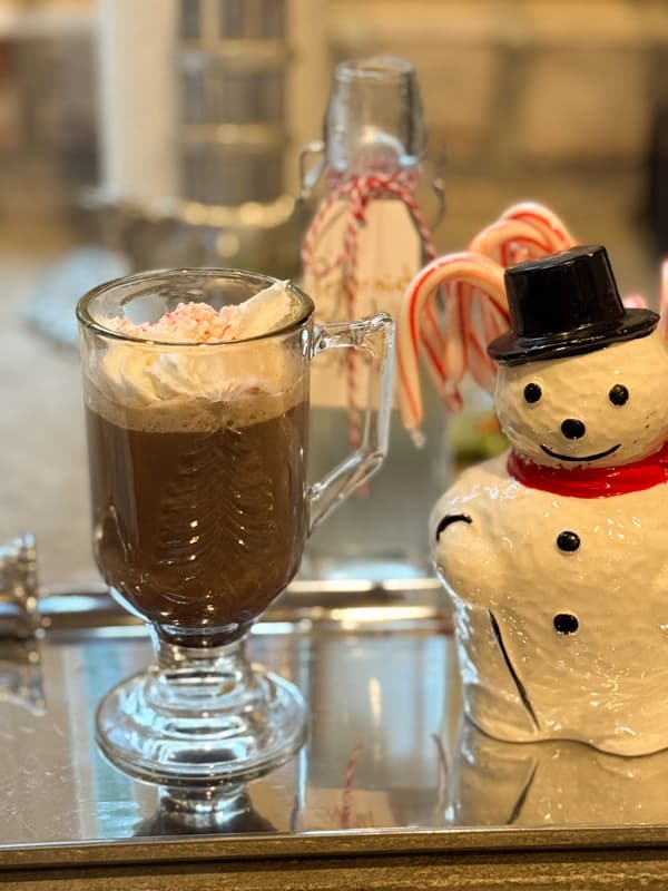 Creamy Crockpot Peppermint Mocha Latte