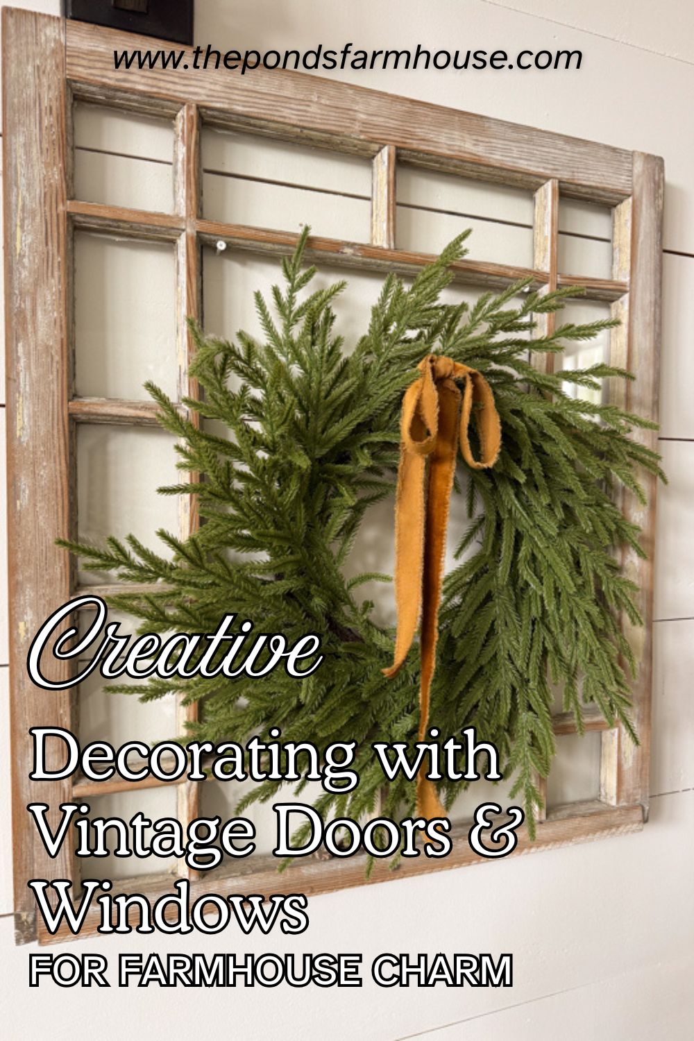 Curated visual reference: Creative Decorating With Vintage Doors Windows For Farmhouse Charm Photo Inspiration