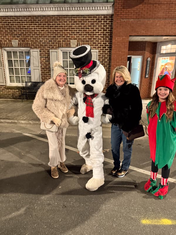 me and Vicky with Frosty