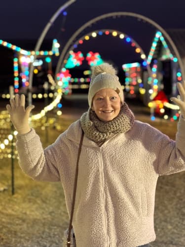 Rachel at Denton Farm Park Country Christmas