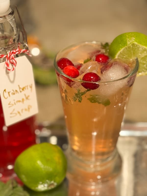 White Grape Cranberry Spritzer