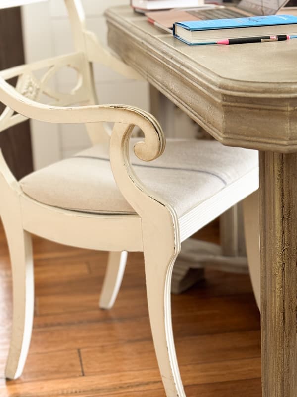 Vintage Chair with old desk for office space