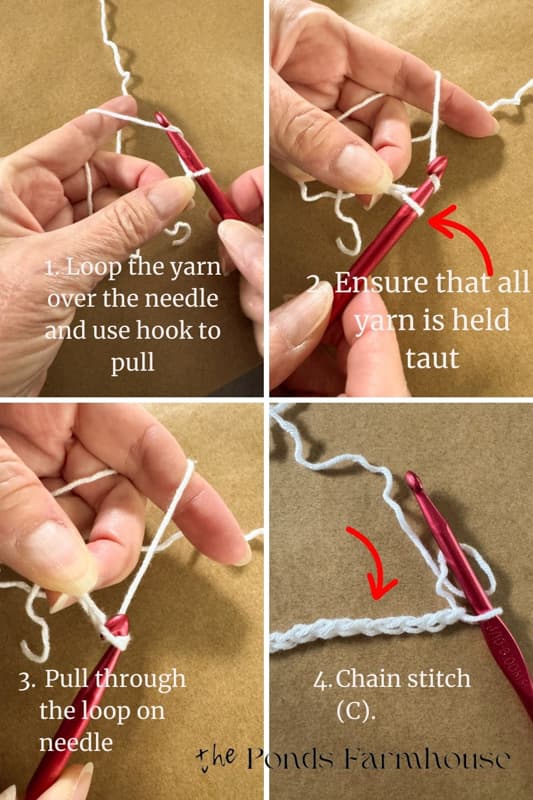 chain stitch for crochet