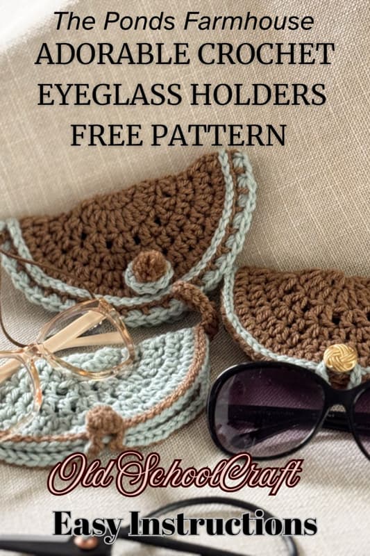Adorable Crochet Eyeglass Holders Free Pattern