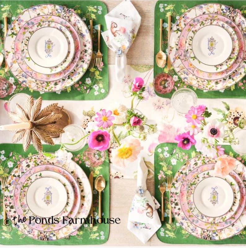 Cynthia Rowley Midsummer Nights Dream dishes for Pottery Barn