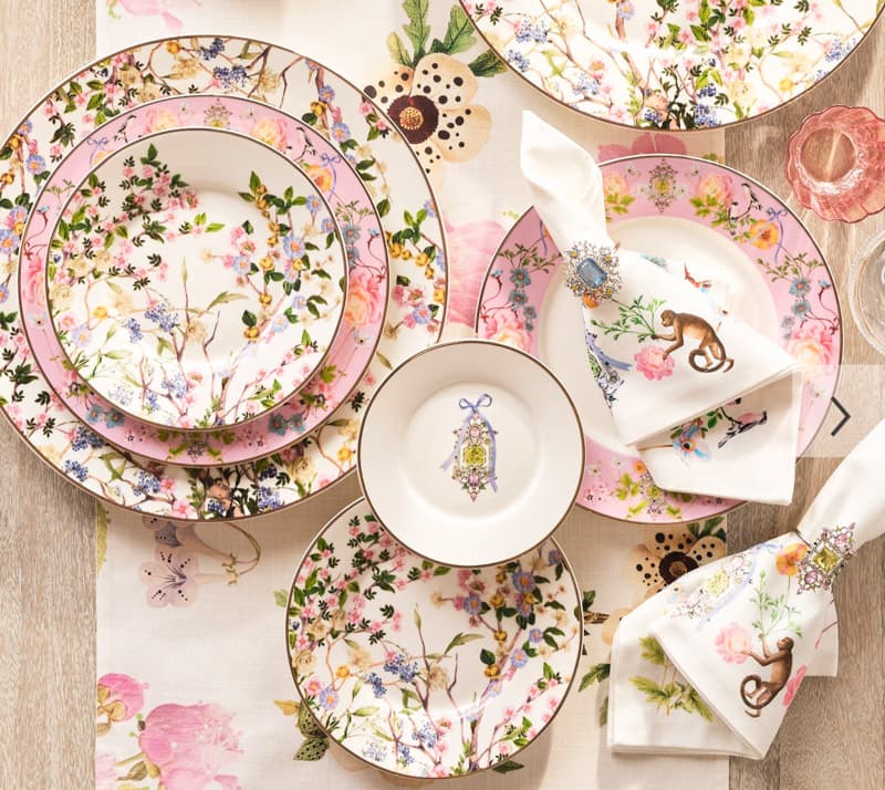 Cynthia Rowley Pottery Barn Midsummers Night Dream Dishes