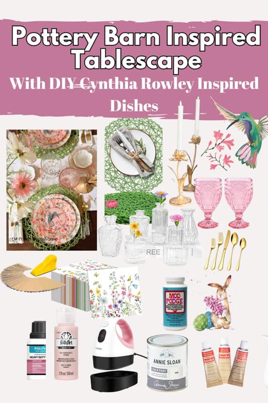 Pottery Barn Inspired Tablescape