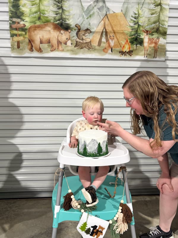 Sawyer's first birthday party