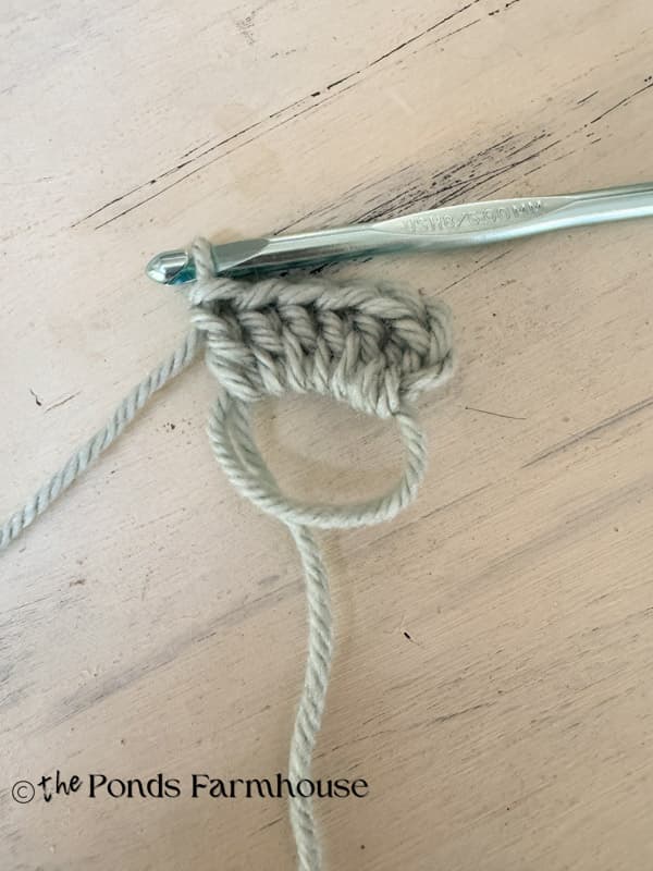 Magic Loop with Double Crochet stitches