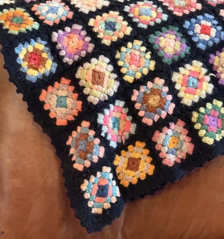 vintage granny square afagan