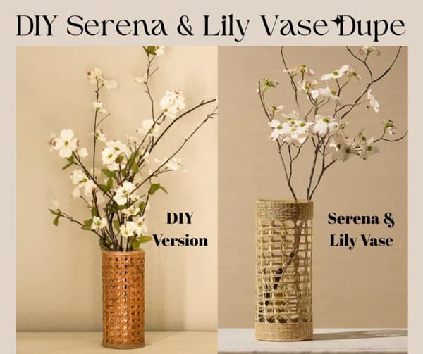 DIY Serena & Lily Vase Dupe DIY vs Original