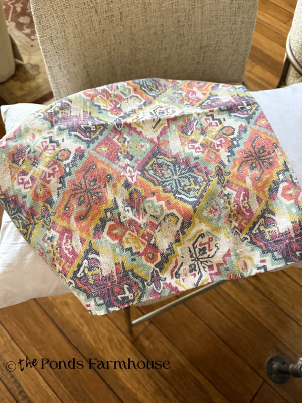 Inexpensive fabric to make a decorative pillow slip cover similar to Ballard Designs