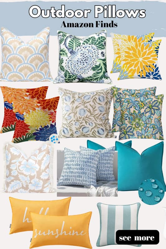 Outdoor PIllows - Amazon