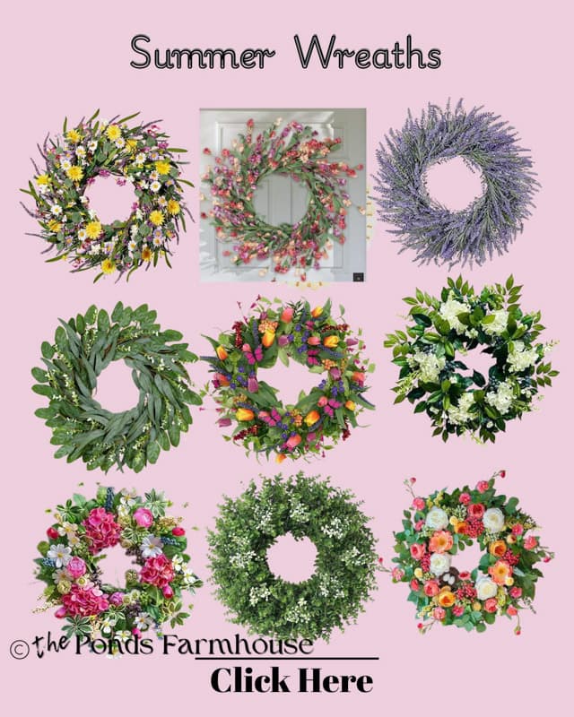 Summer Wreaths From Amazon