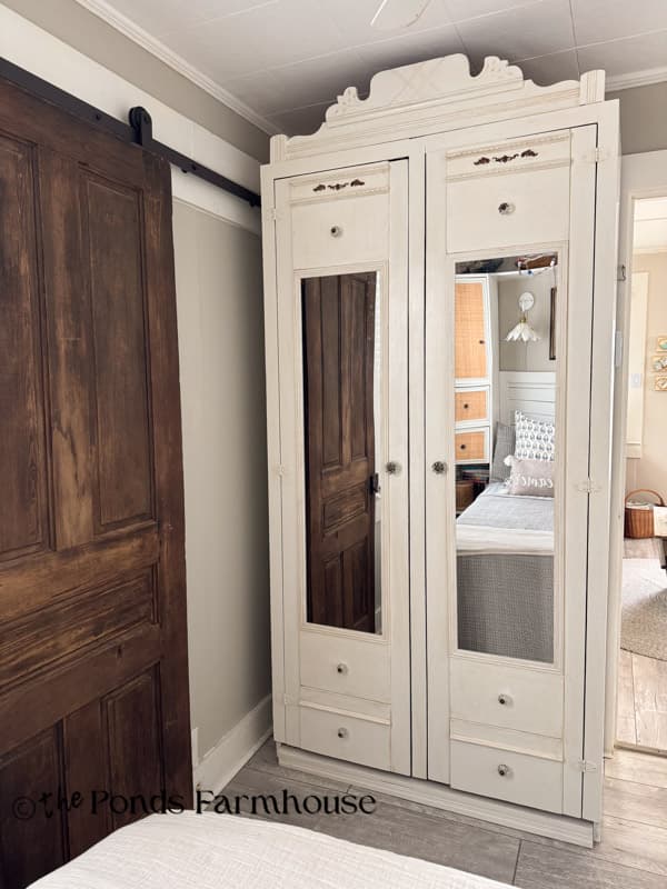 Antique Inspired Armoire Transformation 