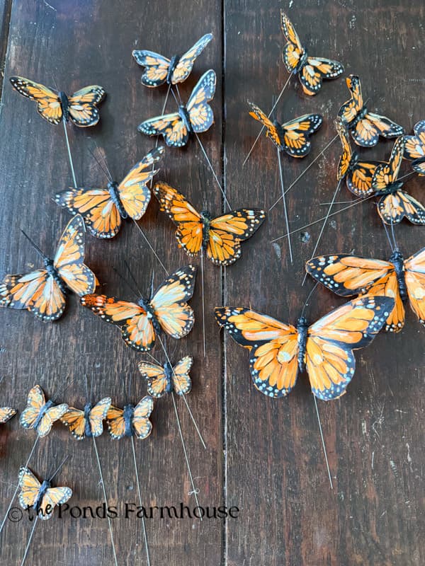 Craft Butterflies to make a DIY Summer Butterfly Wreath