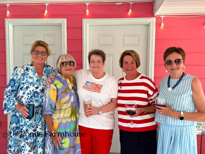 Beach friends at 4th of July Celebration