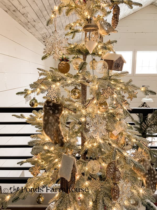 woodland Christmas Tree in loft 2021