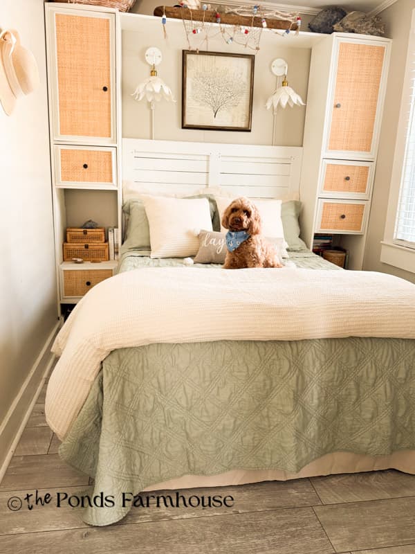 Beach cottage bedding from Levtex home with Rudy