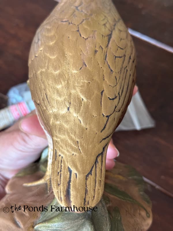 add Rub N Buff to the entire bird with a paper towel