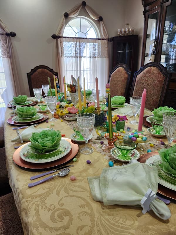 Janene's DIY Coffee Filter Lettuce