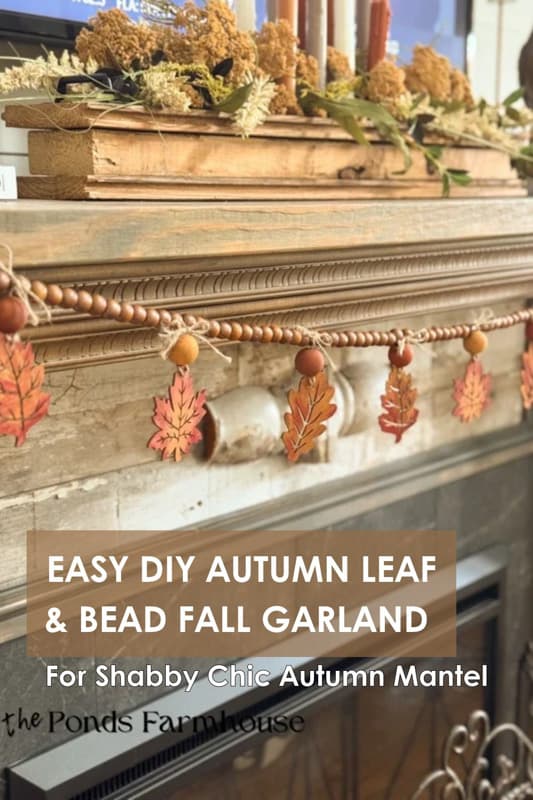 Leaf & Bead Fall Garland Tutorial