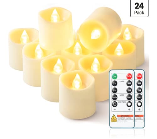 battery votive candles